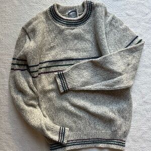 VINTAGE - Gray Wool Sweater